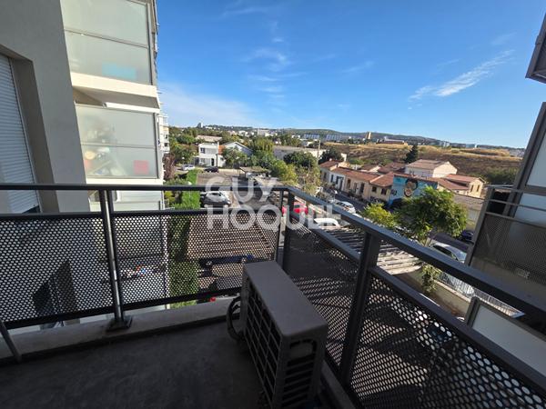 Appartement Marseille T2 de 45m² avec balcon et parking , Résidence sécurisée de 2017