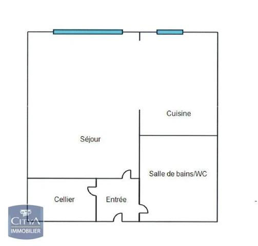 Appartement à vendre 1 pièce 32.55m² Charleville-Mézières (08000)