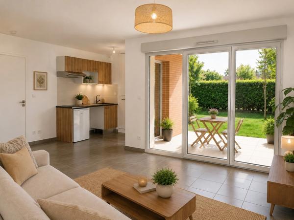 EXCLUSIVITÉ - APPARTEMENT 2 - TERRASSE - JARDIN - 2 PARKING EN SOUS-SOL