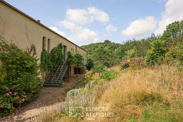 Villa contemporaine et vue panoramique