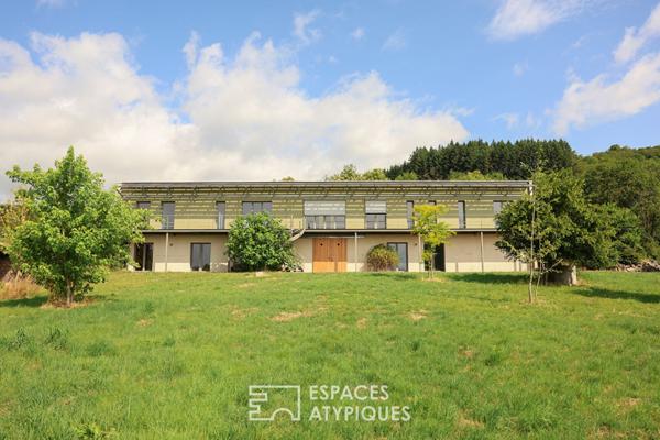 Villa contemporaine et vue panoramique