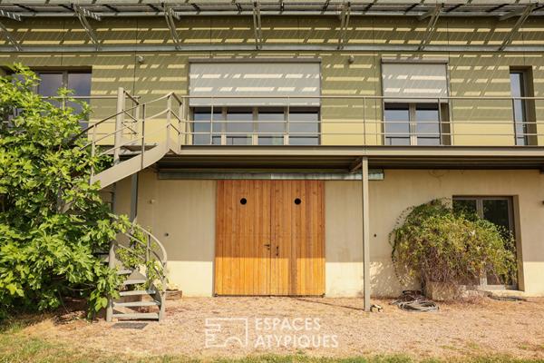 Villa contemporaine et vue panoramique