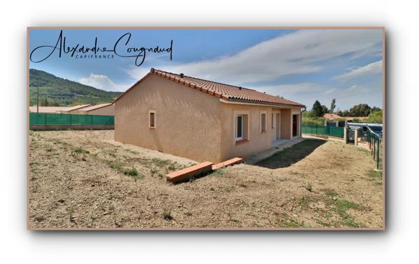 Sorèze (81) - Maison de plain-pied - 91 m², 3 chambres, garage - Terrain 669 m² - Vue Montagne Noire