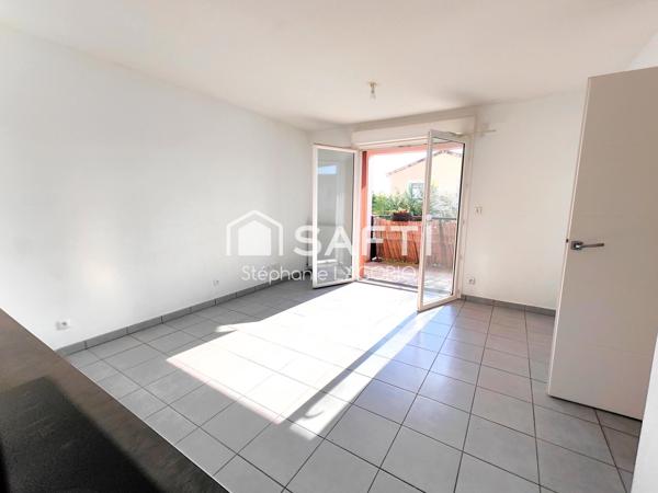 Investissement locatif – Appartement T2 vendu loué en résidence seniors à Aucamville