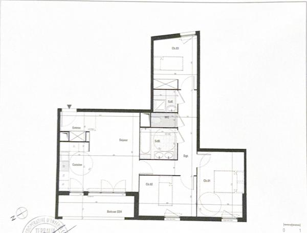 Appartement Nanterre 4 pièces 73 m2