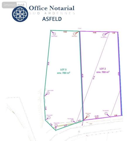 Terrain à Batir à vendre à Villers-devant-le-Thour dans les Ardennes (08190), ref : 021/1534