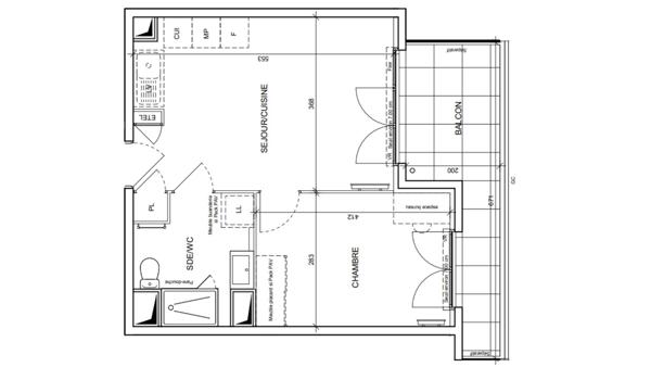 Appartement à vendre 2 pièces 38 m² Saint-Laurent-du-Var