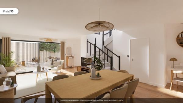 Maison mitoyenne de ville - 104.39m² - LA PALMYRE