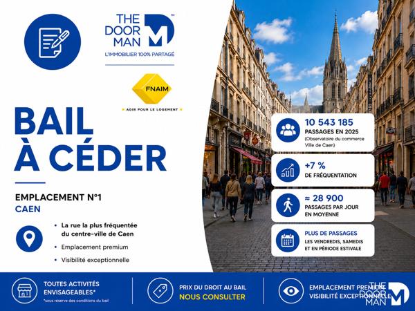 Locaux commerciaux - À vendre - 59 m² - CAEN | The Door Man