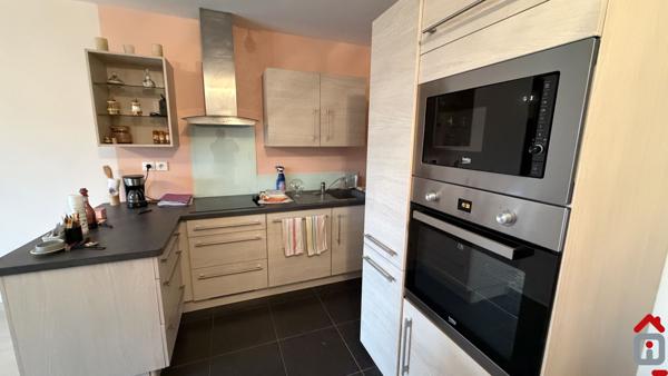 FACHES THUMESNIL, T3 rez de jardin, 66m² habitables avec garage.