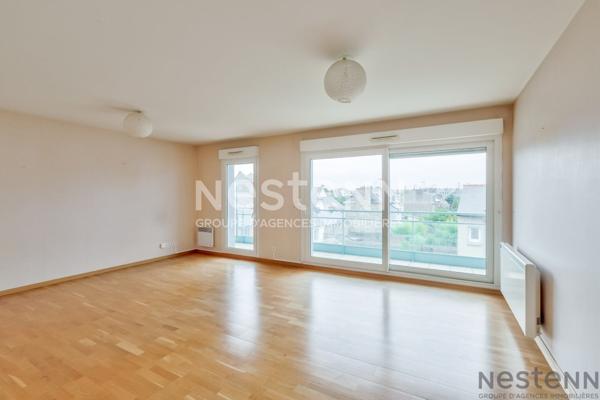 VENTE - APPARTEMENT DUPLEX 3 CHAMBRES 99M2 SAINT BRIEUC PROCHE CENTRE AVEC BALCONS ET GARAGE