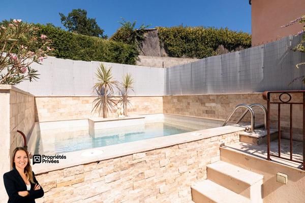Maison individuelle 4 pièces avec chalet et bassin de baignade