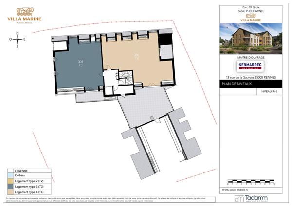 À vendre - 20 appartements du T2 au T4 dans l'hypercentre de PLOUHARNEL