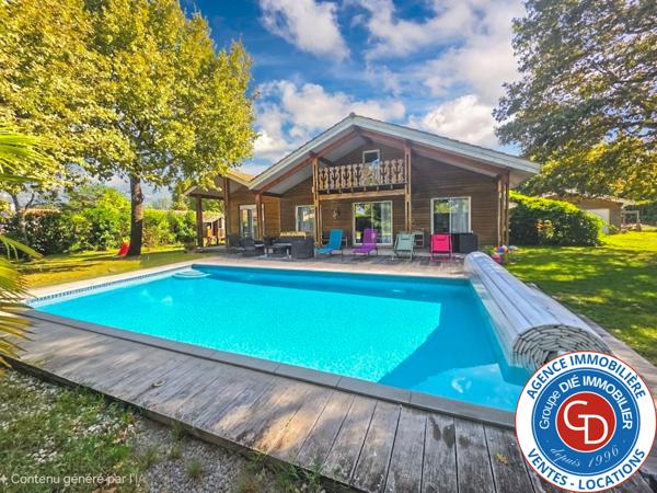 Biganos (33380) Villa avec 5 chambres, garage et piscine