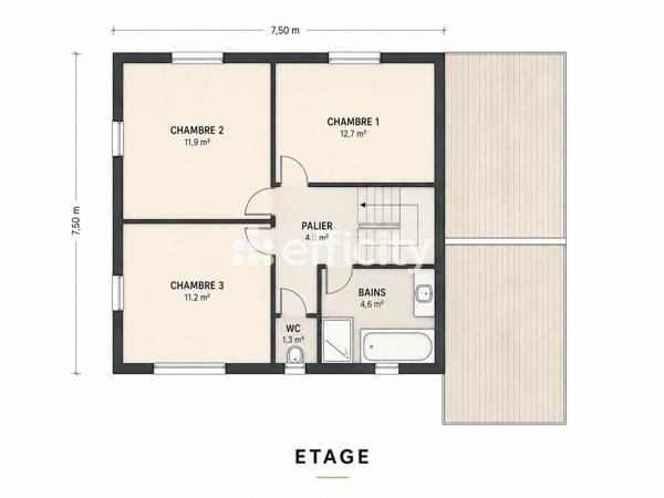 Maison
         4 pièces
        - 90 m² Exclusivité 200 000 € *