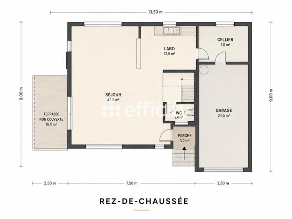 Maison
         4 pièces
        - 90 m² Exclusivité 200 000 € *