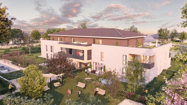 PONT DE CHERUY - T4 en Rez de jardin (A02)