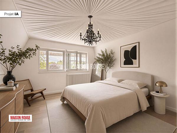Mesnil Saint Denis (78) - Superbe chaumière avec jardin paysager, dépendance, garages