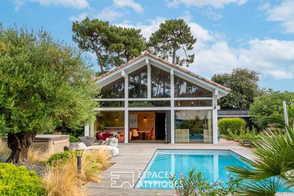L’Inattendue: maison scandinave d’exception avec piscine et spa en bord de mer