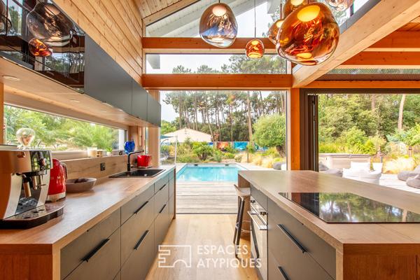 L’Inattendue: maison scandinave d’exception avec piscine et spa en bord de mer
