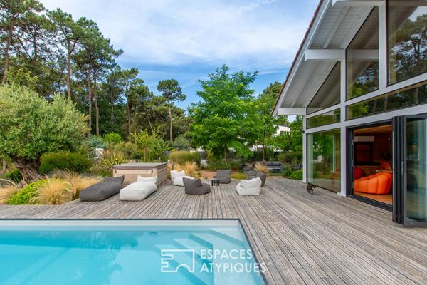 L’Inattendue: maison scandinave d’exception avec piscine et spa en bord de mer
