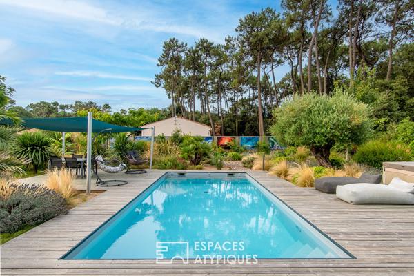 L’Inattendue: maison scandinave d’exception avec piscine et spa en bord de mer