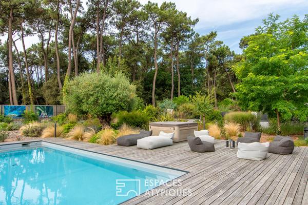 L’Inattendue: maison scandinave d’exception avec piscine et spa en bord de mer