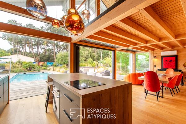 L’Inattendue: maison scandinave d’exception avec piscine et spa en bord de mer