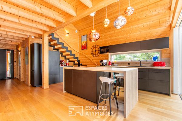 L’Inattendue: maison scandinave d’exception avec piscine et spa en bord de mer
