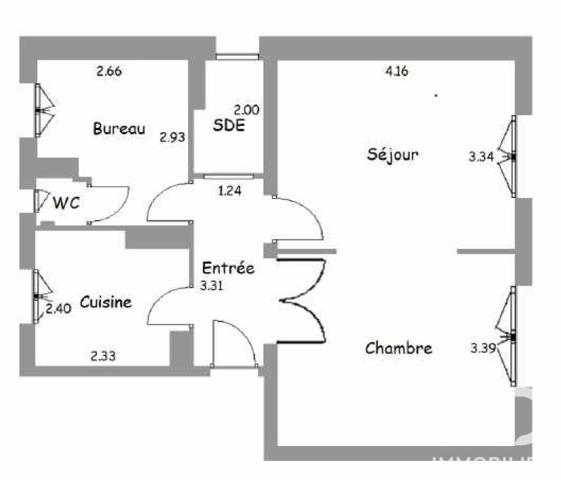 Appartement à vendre 2 pièces 48 m² Bois-Colombes