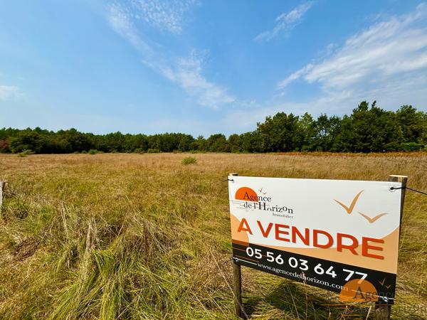 LEGE CAP FERRET - Terrain à bâtir viabilisé de 2062 m² environnement calme en lisière de forêt