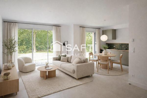 Maison 4 pièces 88m²: confort et luminosité