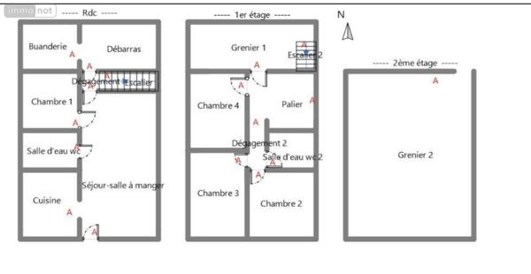 Maison à vendre à Écueillé dans l'Indre (36240), ref : 016/443