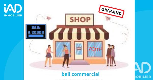 Droit au bail à vendre 70 m² Givrand