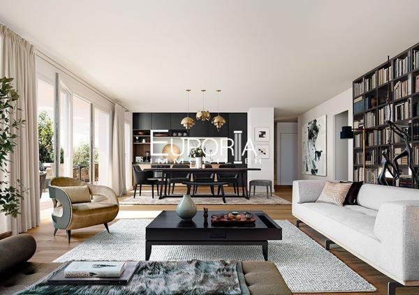 Appartement T4 de 90m² avec extérieur de 13m2 en plein centre de Levallois Perret