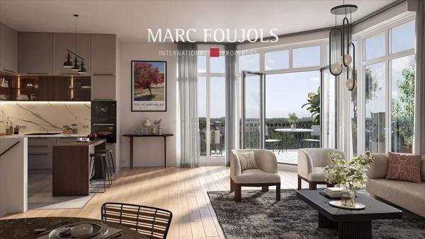Puteaux – Duplex 4 pièces neuf avec terrasse et balcon face à la Seine 3T27