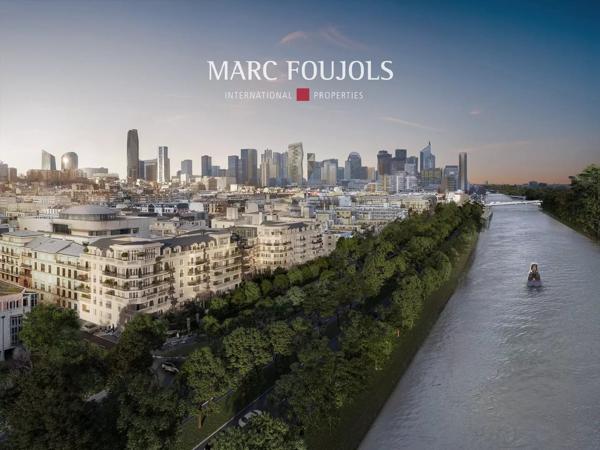 Puteaux – Duplex 4 pièces neuf avec terrasse et balcon face à la Seine 3T27