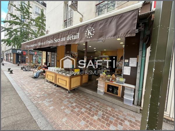 FONDS DE COMMERCE LOCAL DE 38 m2 RESTAURATION SANS EXTRACTION LEVALLOIS TOP EMPLACEMENT