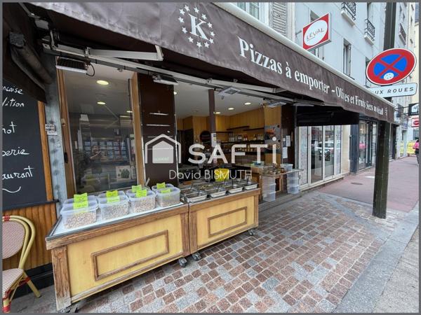 FONDS DE COMMERCE LOCAL DE 38 m2 RESTAURATION SANS EXTRACTION LEVALLOIS TOP EMPLACEMENT