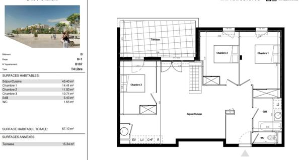 🏡 Devenez propriétaire de votre grand T4 à Frontignan – Terrasse, parking ou garage – À partir de 299 000 €