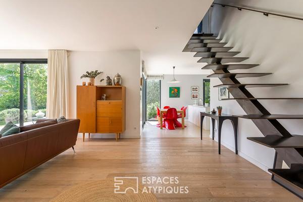 Maison contemporaine avec piscine