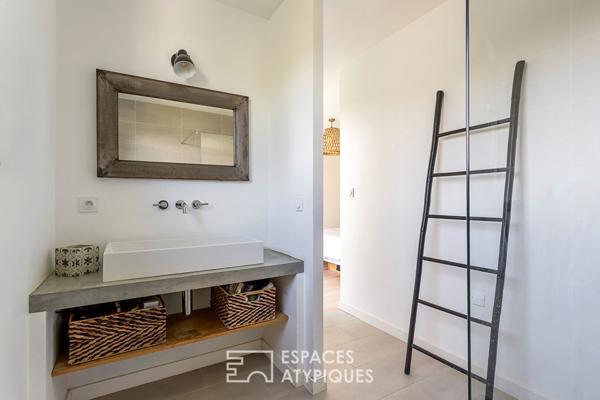 Maison contemporaine avec piscine