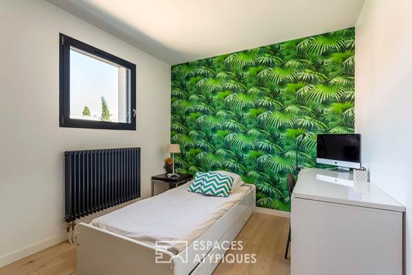 Maison contemporaine avec piscine