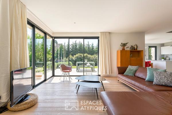 Maison contemporaine avec piscine