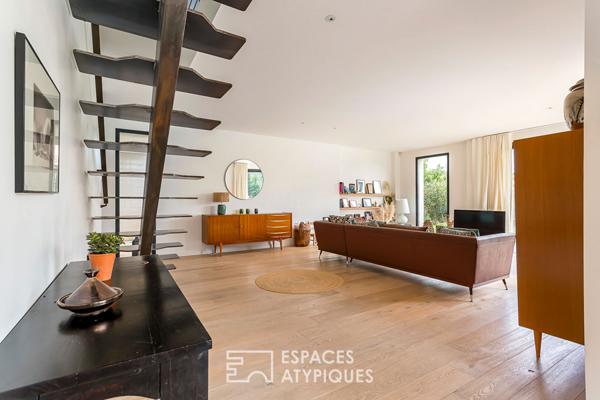 Maison contemporaine avec piscine