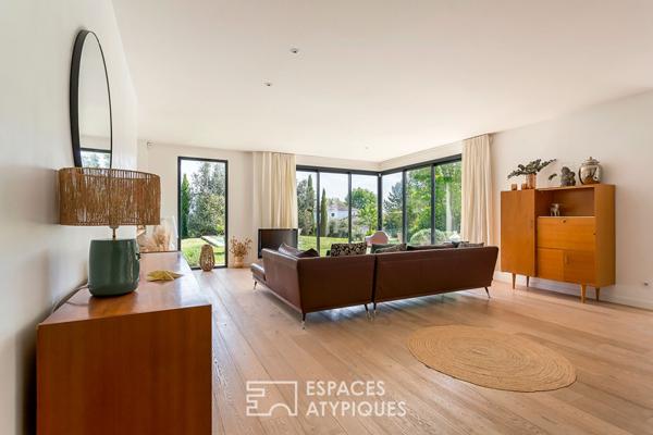 Maison contemporaine avec piscine