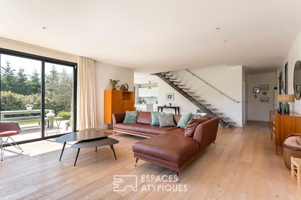 Maison contemporaine avec piscine