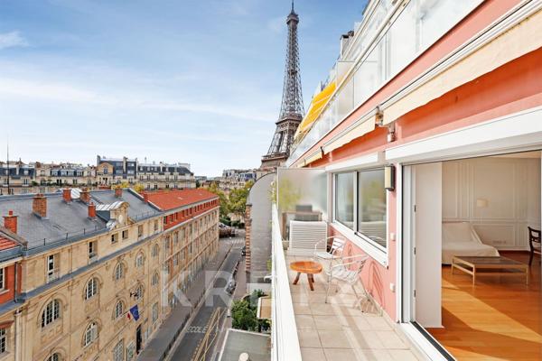3 pièces avec terrasse Vue Tour Eiffel et Invalides