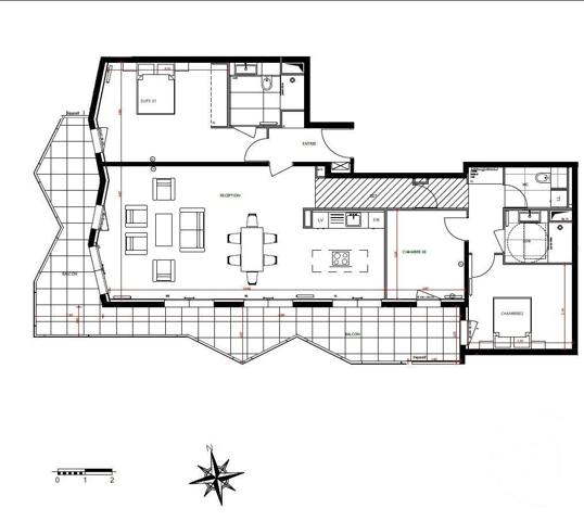 Appartement F4 à vendre  6 pièces - 101,22 m2 LE TOUQUET PARIS PLAGE - 62
