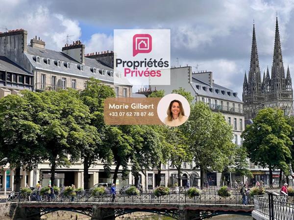 T3 lumineux 68 m² avec balcon, garage, Quimper proche centre et halage